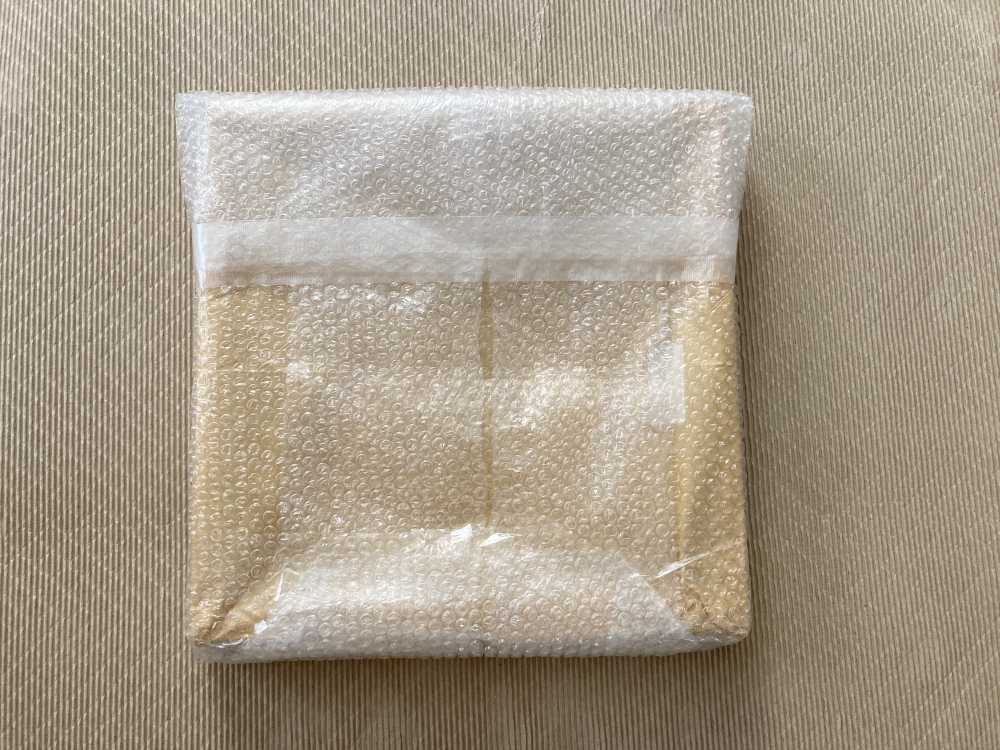 2の上からプチプチで全体を包む