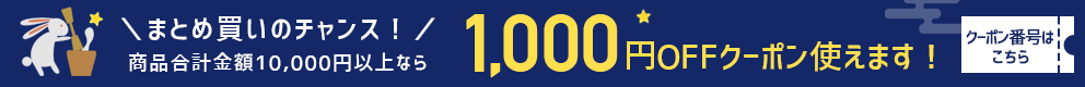 1,000OFFクーポンでさらに激安